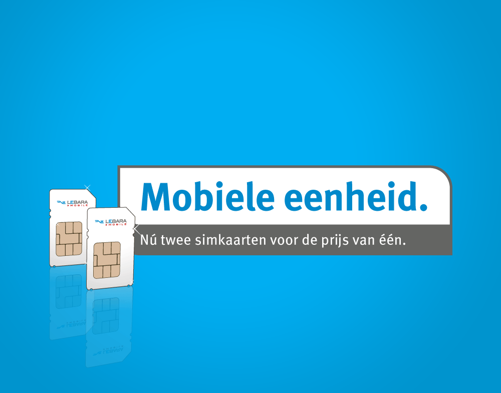 Lebara mobile advertentie mobiele eenheid